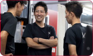 部屋で談笑（退社）